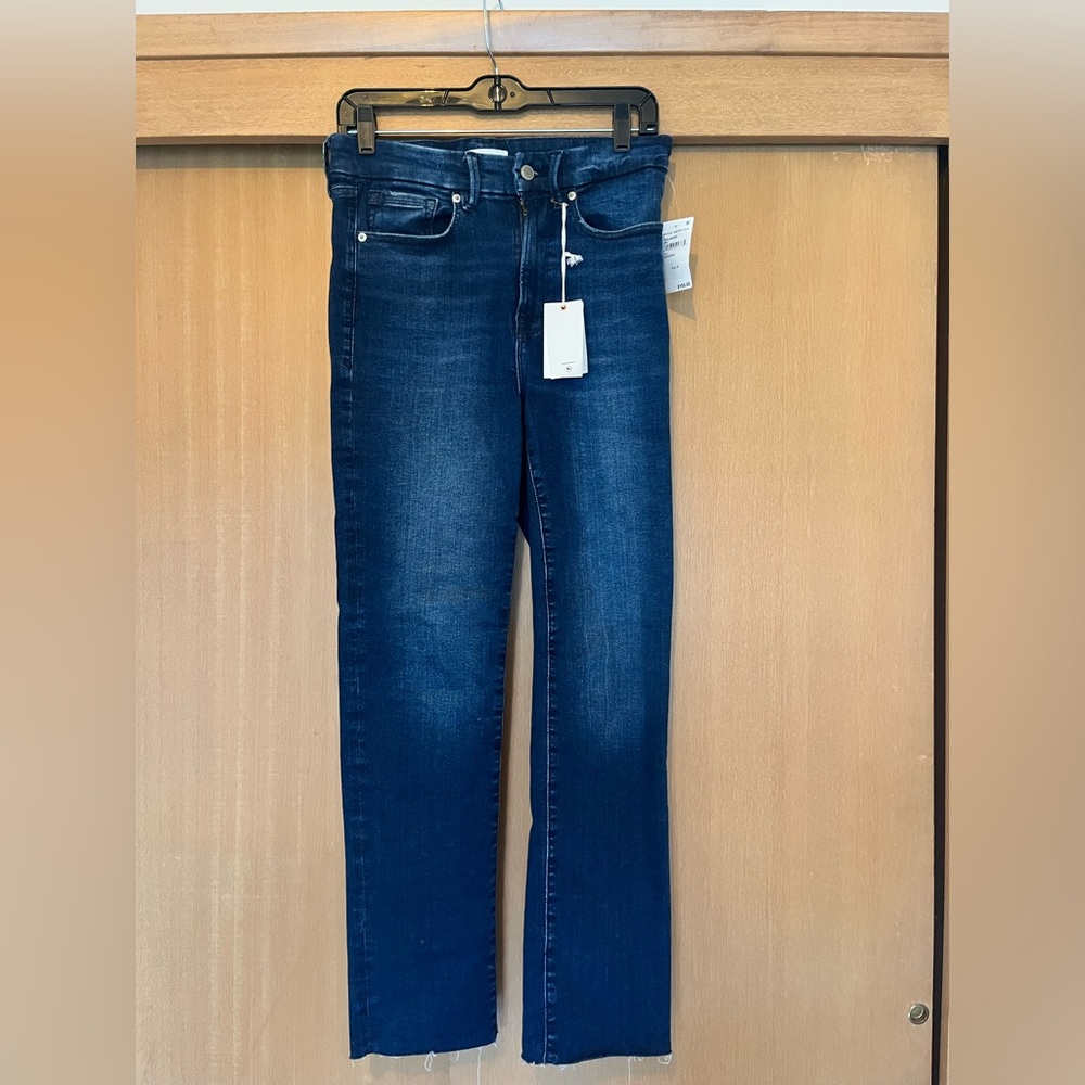 Good American Good Classic jeans in Indigo wash